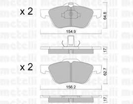 Колодки тормозные (передние) Nissan Primera 2.0 16V 96-02