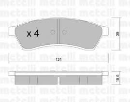 Комплект тормозных колодок, дисковый тормоз