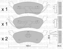 Колодки тормозные (задние) Chrysler Voyager IV 00-08
