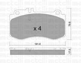 Комплект тормозных колодок, дисковый тормоз