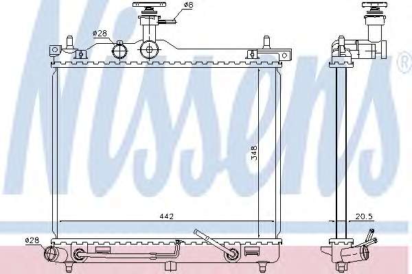 Радиатор, охлаждение двигателя