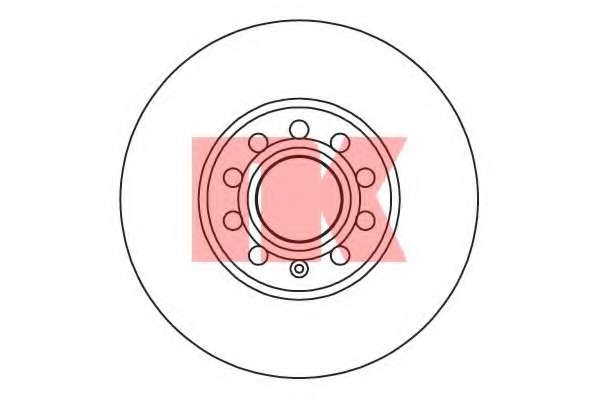 Диск гальмівний передній