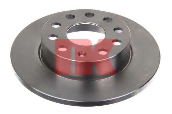 (260mm) Диск гальмівний зад. Skoda Octavia 04-/Caddy 04-/Golf 03-/Jetta 05-/Touran 03-