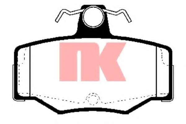 Комплект тормозных колодок, дисковый тормоз