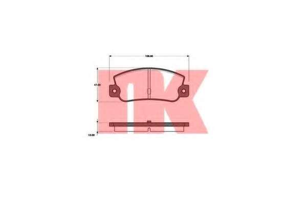 Комплект тормозных колодок, дисковый тормоз