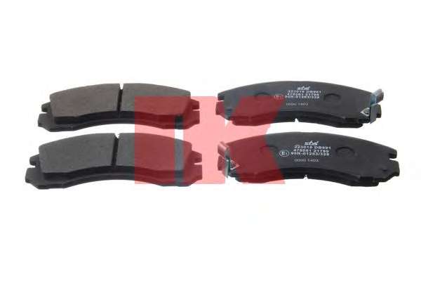 Гальмівні колодки дискові перед. Mitsubishi Challenger/L400/Lancer Evolution/Montero Sport/Outlander/Pajero