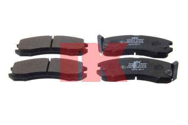 Комплект тормозных колодок, дисковый тормоз