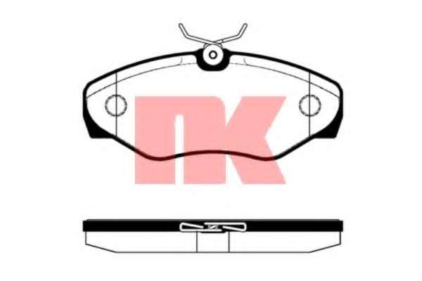 Комплект тормозных колодок, дисковый тормоз