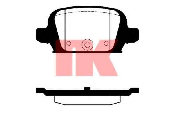 Комплект тормозных колодок, дисковый тормоз