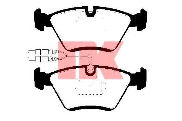 Комплект тормозных колодок, дисковый тормоз