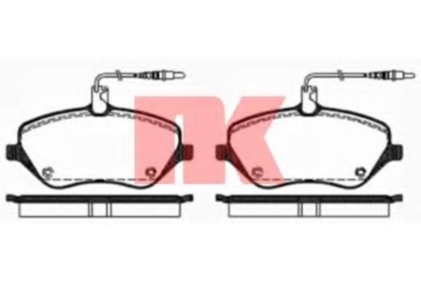 Комплект тормозных колодок, дисковый тормоз