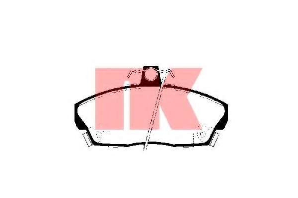 Комплект тормозных колодок, дисковый тормоз