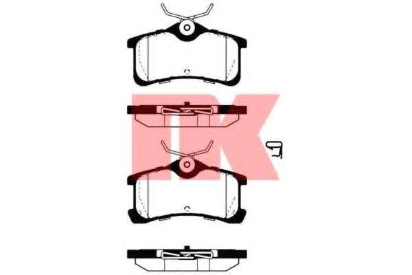 Комплект тормозных колодок, дисковый тормоз