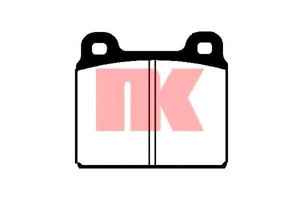 Комплект тормозных колодок, дисковый тормоз