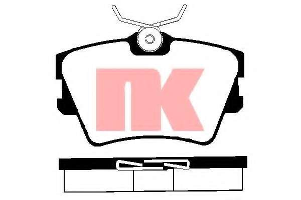 Гальмівні колодки дискові зад. VAG T4 97-