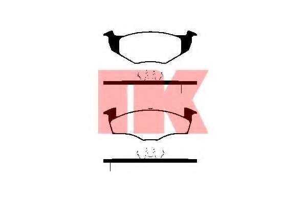 Гальмівні колодки P VW Golf III/Vento 95-