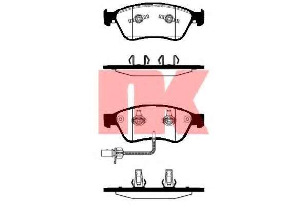 Комплект колодок гальмівних