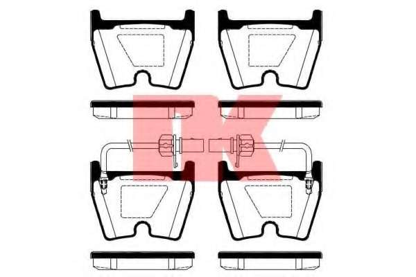 Комплект тормозных колодок, дисковый тормоз