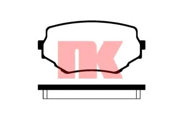 Комплект тормозных колодок, дисковый тормоз