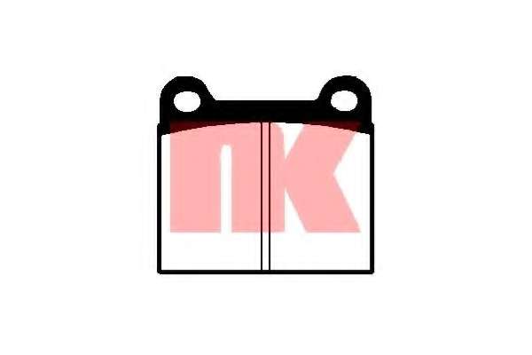 Комплект тормозных колодок, дисковый тормоз