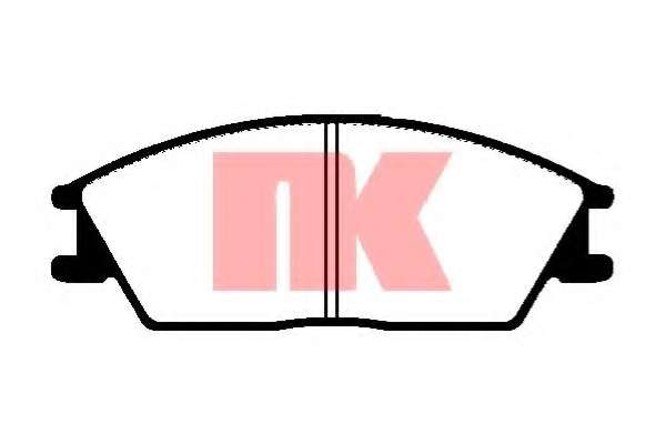 Комплект тормозных колодок, дисковый тормоз