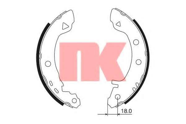 Комплект тормозных колодок