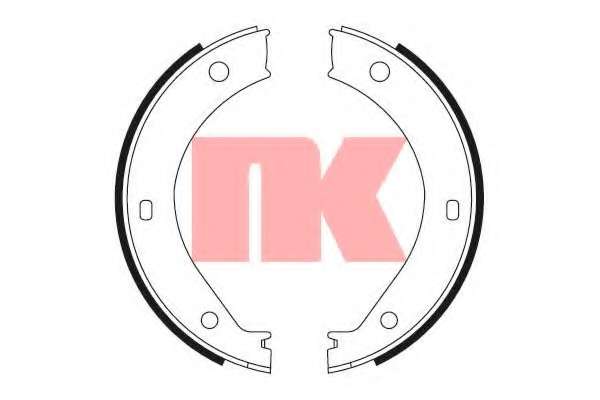 Комплект тормозных колодок, стояночная тормозная система