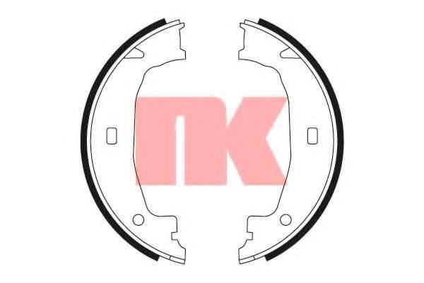 Комплект тормозных колодок, стояночная тормозная система