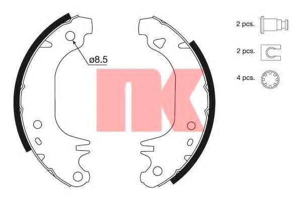 Комплект тормозных колодок