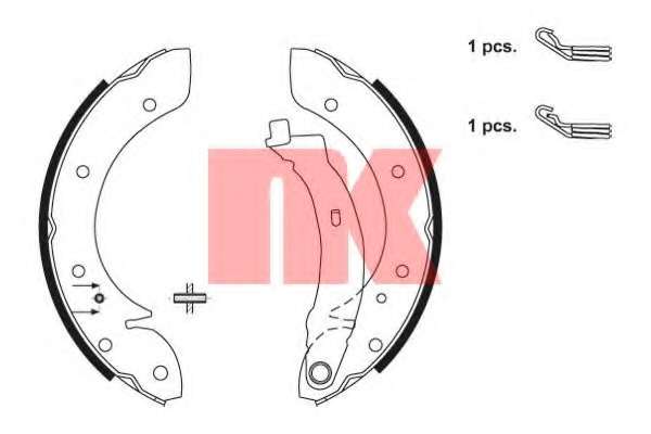 Комплект тормозных колодок