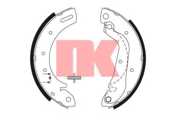 Комплект тормозных колодок