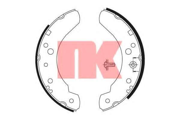 Комплект тормозных колодок