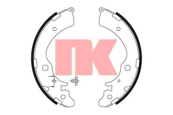 Комплект тормозных колодок