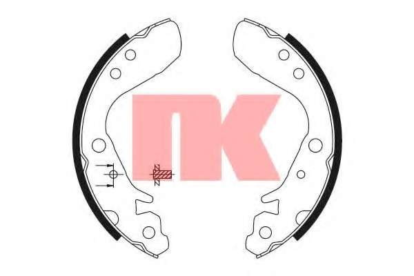 Комплект тормозных колодок