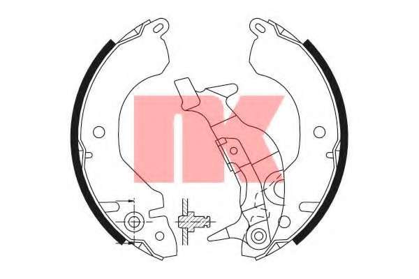 Комплект тормозных колодок