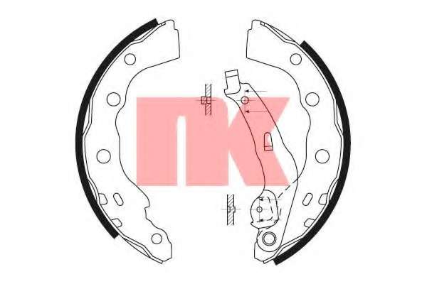 Комплект тормозных колодок