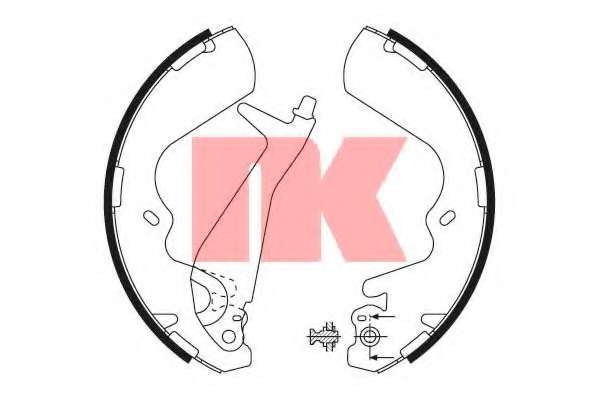 Комплект тормозных колодок