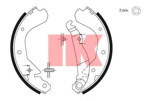 Комплект тормозных колодок