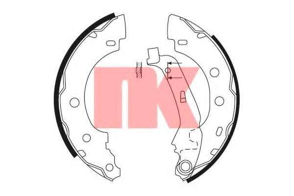 Колодки гальмівні барабанні