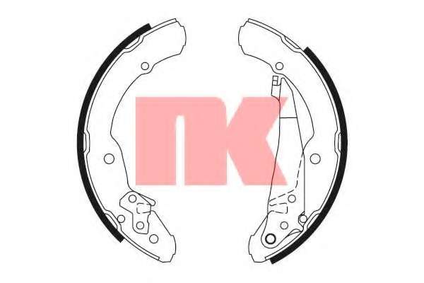 Колодки гальмівні барабанні Skoda Octavia 1.6-1.9TDI 96-