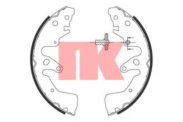Комплект тормозных колодок