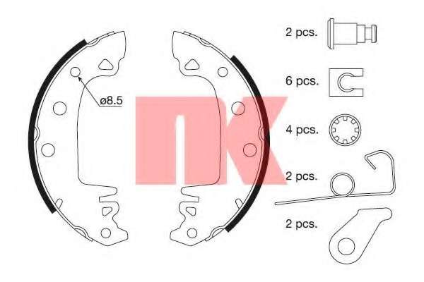 Комплект тормозных колодок