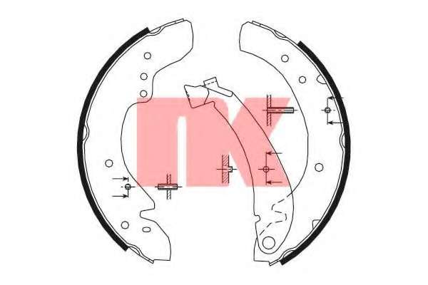 Комплект тормозных колодок