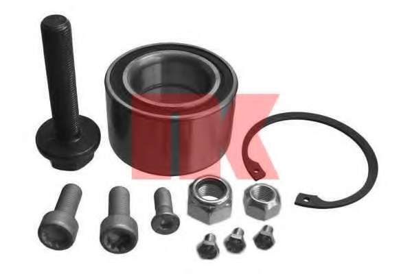 К-т пiдшипника ступицi перед./зад. (7 гвинтів, 2 гайки, 1 кільце, 1 підшипник) VW T4 90-