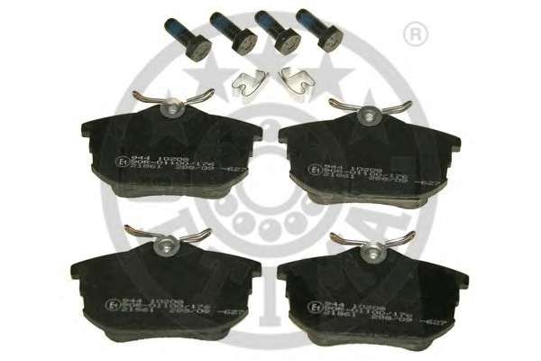 Комплект тормозных колодок, дисковый тормоз