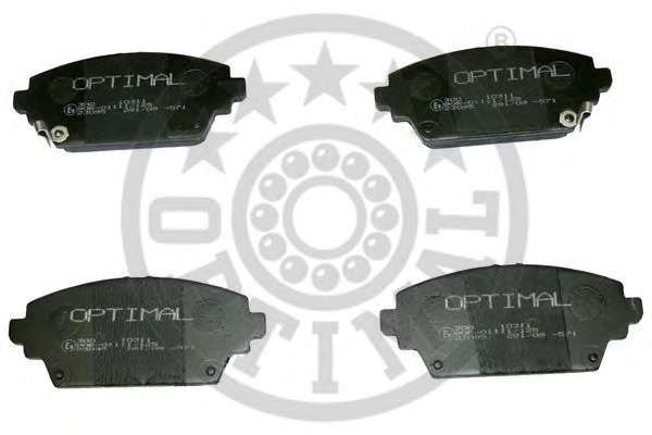 Комплект тормозных колодок, дисковый тормоз