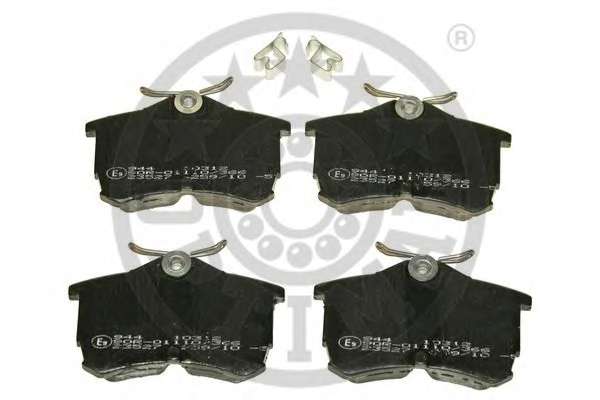 Комплект тормозных колодок, дисковый тормоз