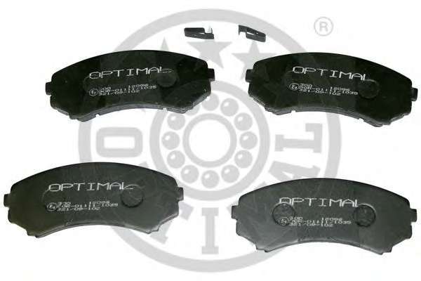 Комплект тормозных колодок, дисковый тормоз