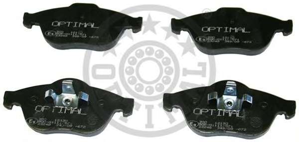 Комплект тормозных колодок, дисковый тормоз