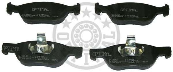 Комплект тормозных колодок, дисковый тормоз